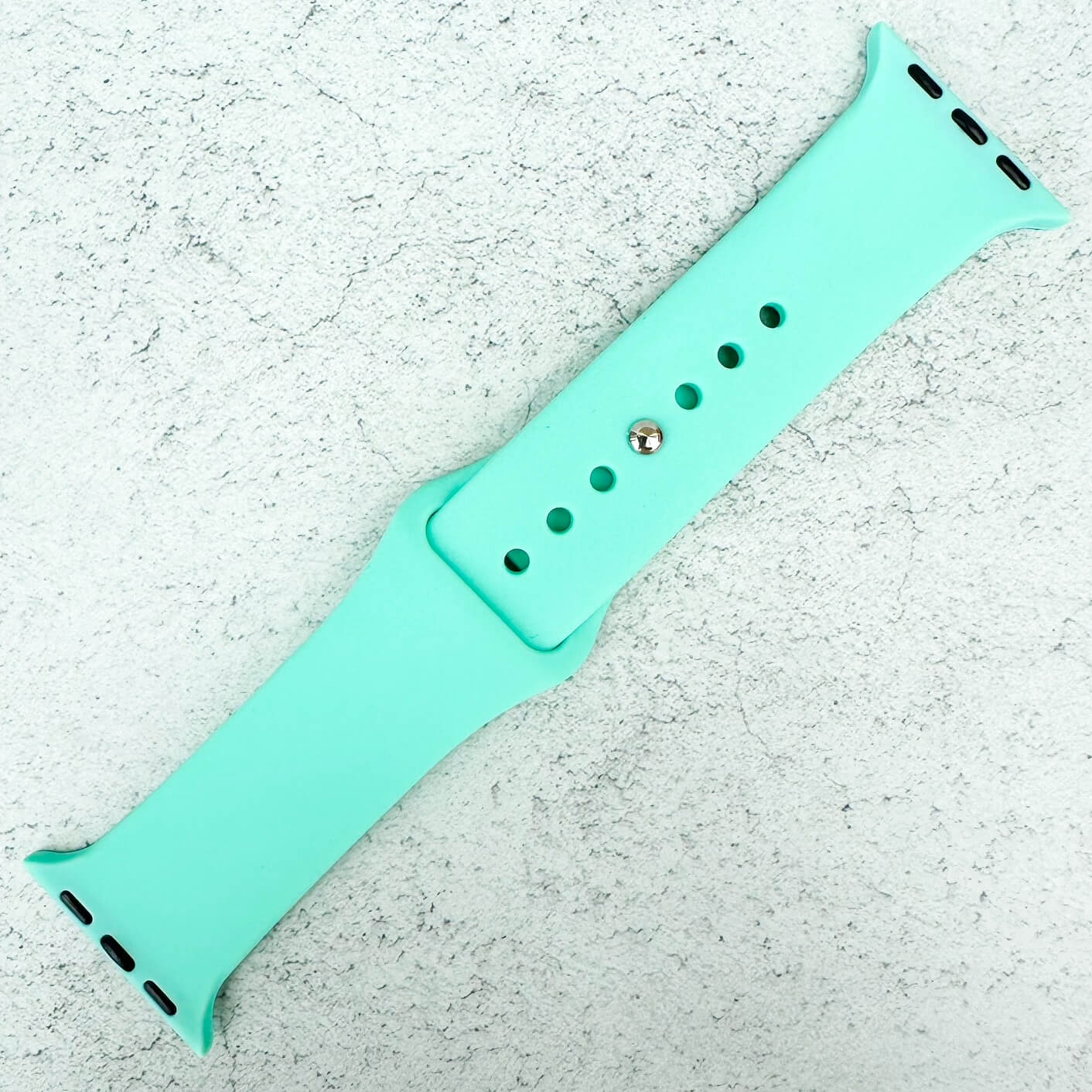 Classic Silicone Strap For Apple Watch | AQUA GREEN