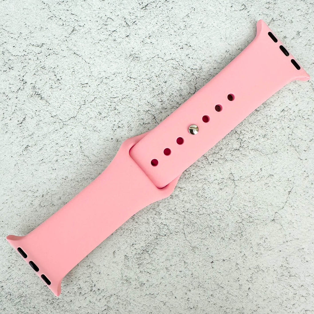 Classic Silicone Strap For Apple Watch | VINTAGE PINK