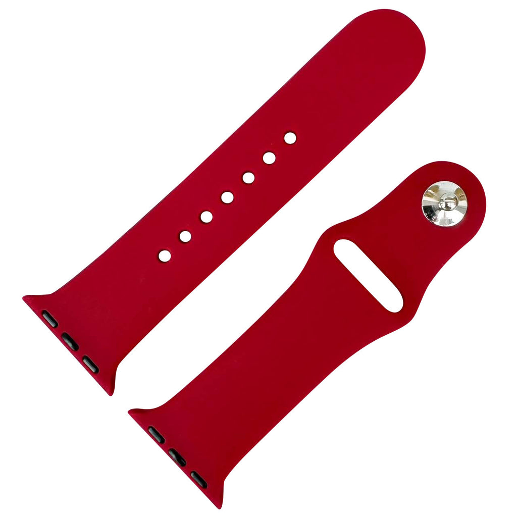 Classic Silicone Strap For Apple Watch | WINE RED