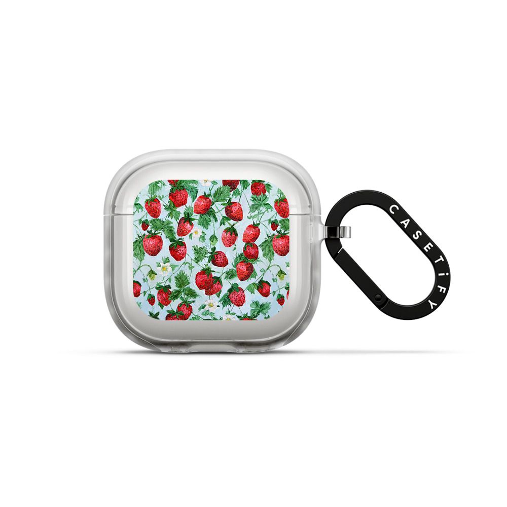 Strawberry Garden Earbuds Case