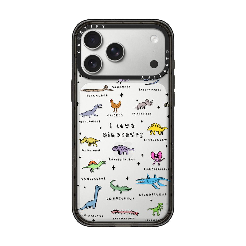 I Love Dinosaurs iPhone Case Secondary image