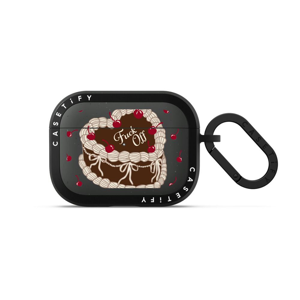 Fuck Off Sweetheart Cake Earbuds Case - d39805