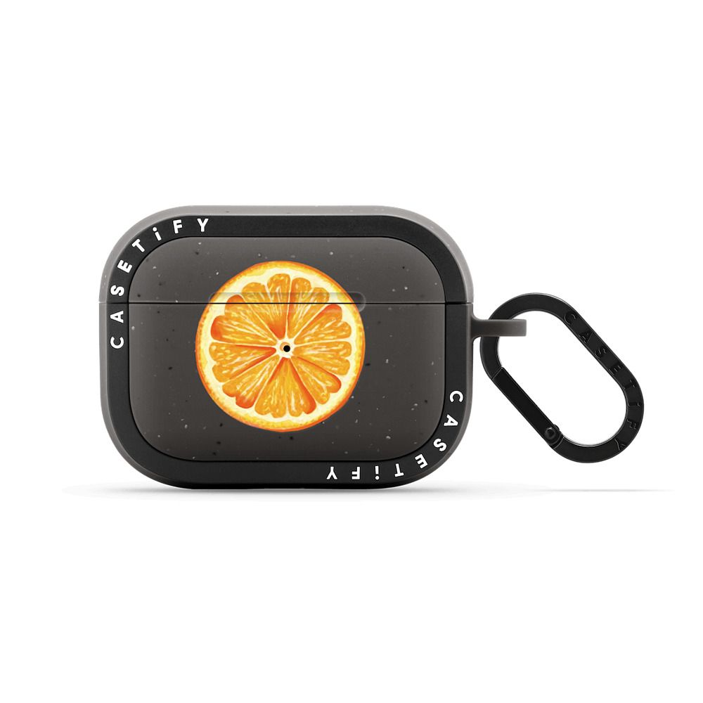 Heart Orange Earbuds Case