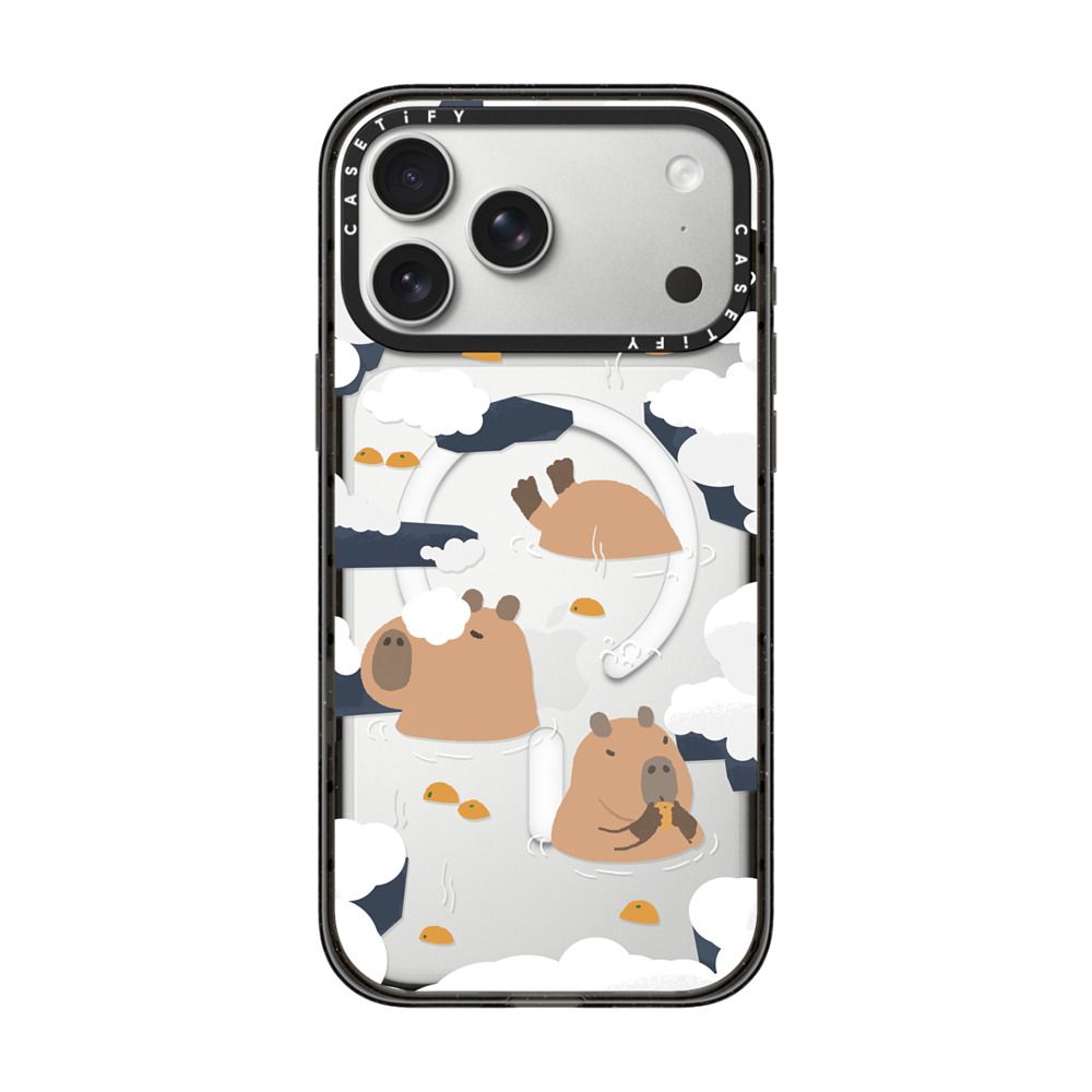 Floating Capybara iPhone Case Main image