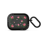 Floral Gingham - Blue Earbuds Case