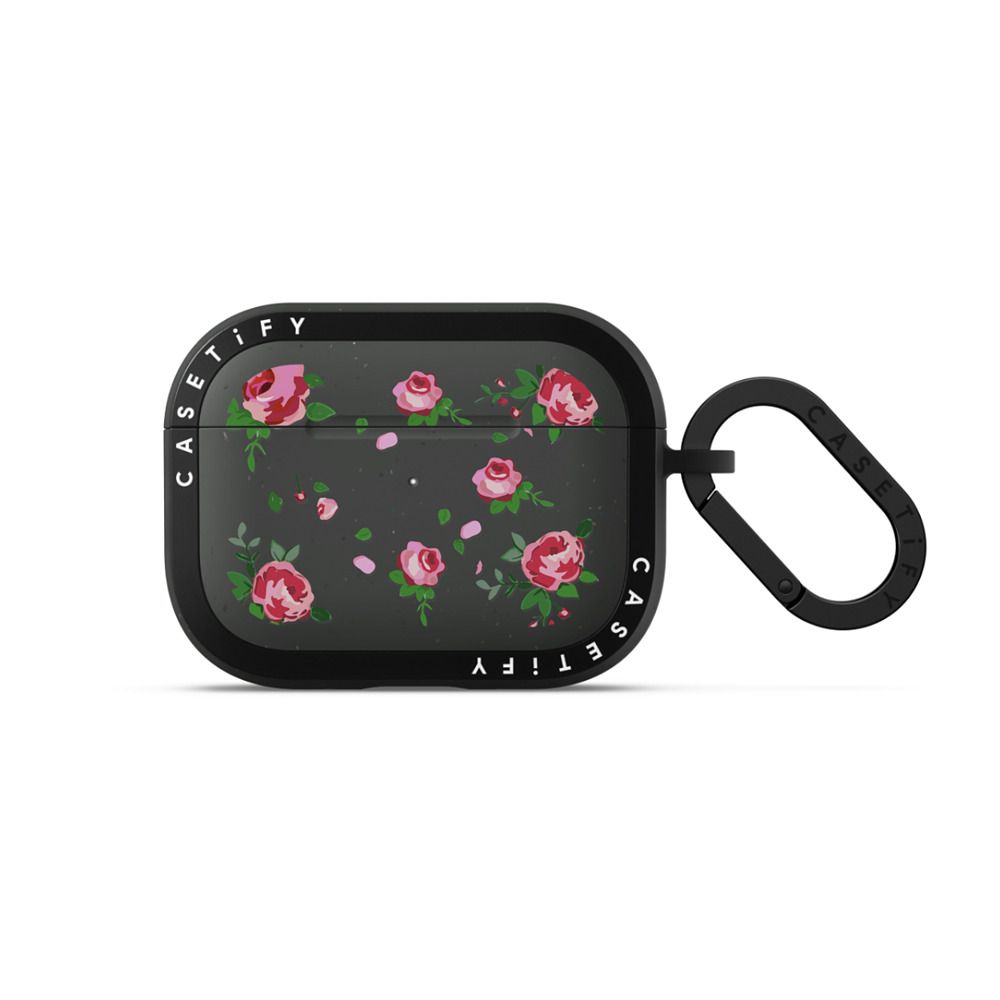 Floral Gingham - Blue Earbuds Case