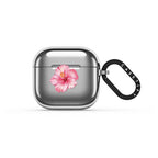 Pink Hibiscus Earbuds Case