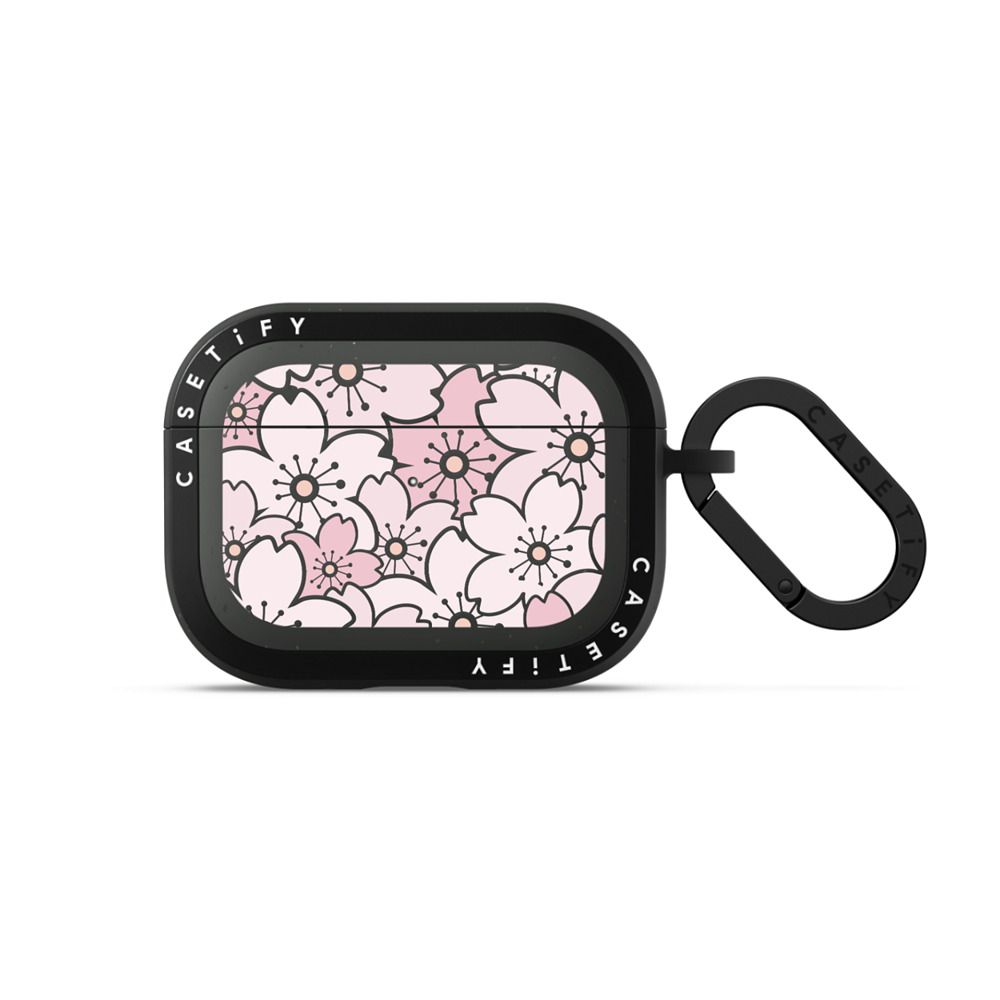 Pink Sakura Bloom Earbuds Case