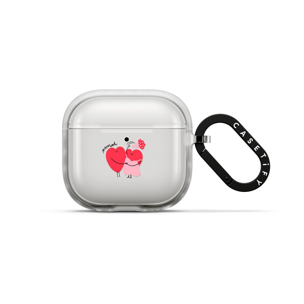 Married Heart Earbuds Case
