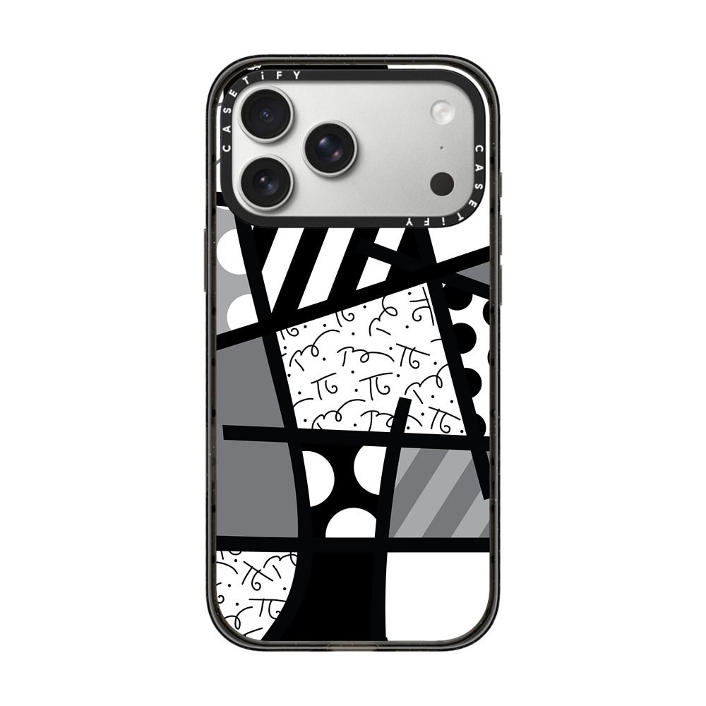 BLACK LANDSCAPE BY ROMERO BRITTO iPhone Case Secondary image
