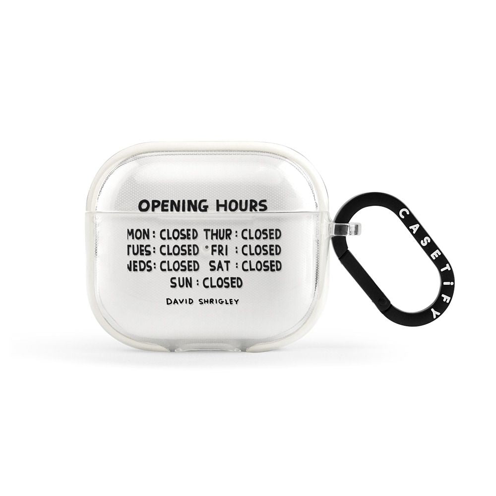 OPENING HOURS Earbuds Case