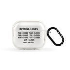 OPENING HOURS Earbuds Case