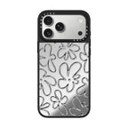 Chrome Flower iPhone Case