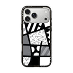 BLACK LANDSCAPE BY ROMERO BRITTO iPhone Case