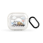 Maltese Lazy Clouds Earbuds Case