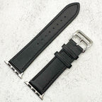 Genuine Leather Watch Strap For Apple Watch | CARBON BLACK