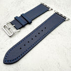 Genuine Leather Watch Strap For Apple Watch | INK BLUE