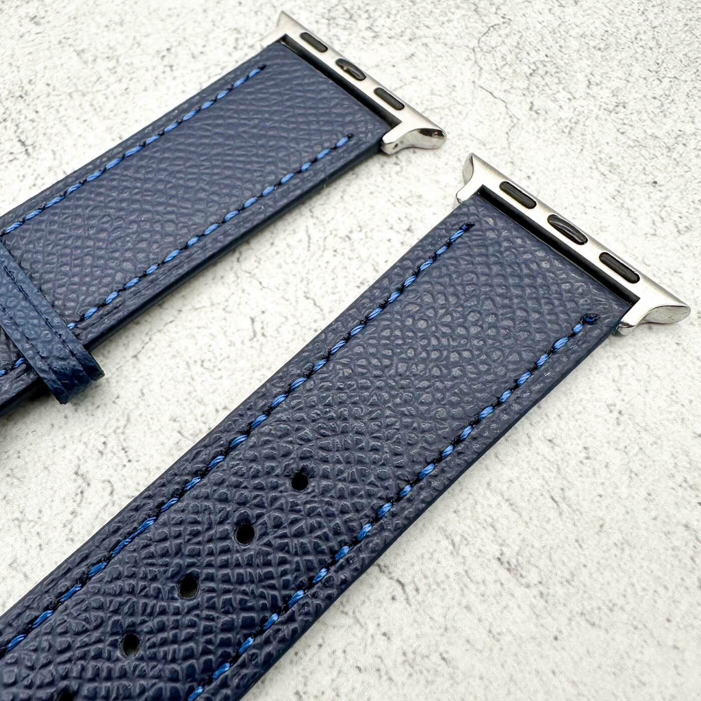Genuine Leather Watch Strap For Apple Watch | INK BLUE