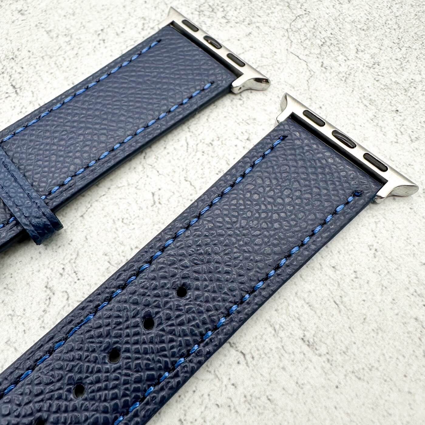 Genuine Leather Watch Strap For Apple Watch | INK BLUE