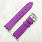 Genuine Leather Watch Strap For Apple Watch | PURPLE
