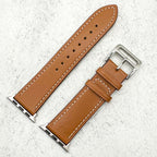 Genuine Leather Watch Strap For Apple Watch | TAN BROWN