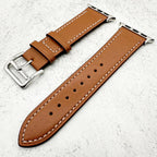 Genuine Leather Watch Strap For Apple Watch | TAN BROWN