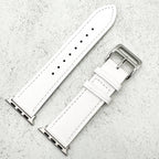 Genuine Leather Watch Strap For Apple Watch | WHITE