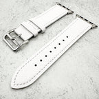 Genuine Leather Watch Strap For Apple Watch | WHITE