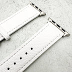 Genuine Leather Watch Strap For Apple Watch | WHITE