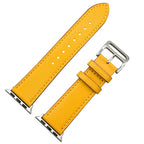 Genuine Leather Watch Strap For Apple Watch | AMBER YELLOW