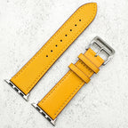Genuine Leather Watch Strap For Apple Watch | AMBER YELLOW