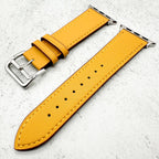 Genuine Leather Watch Strap For Apple Watch | AMBER YELLOW