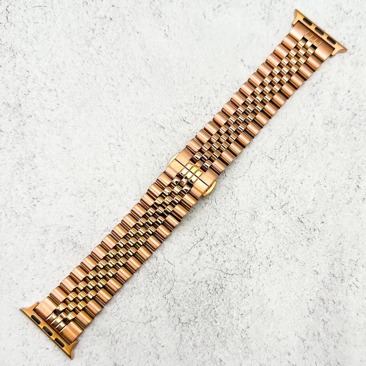 Jubilee Metal Strap For Apple Watch | ROSE GOLD