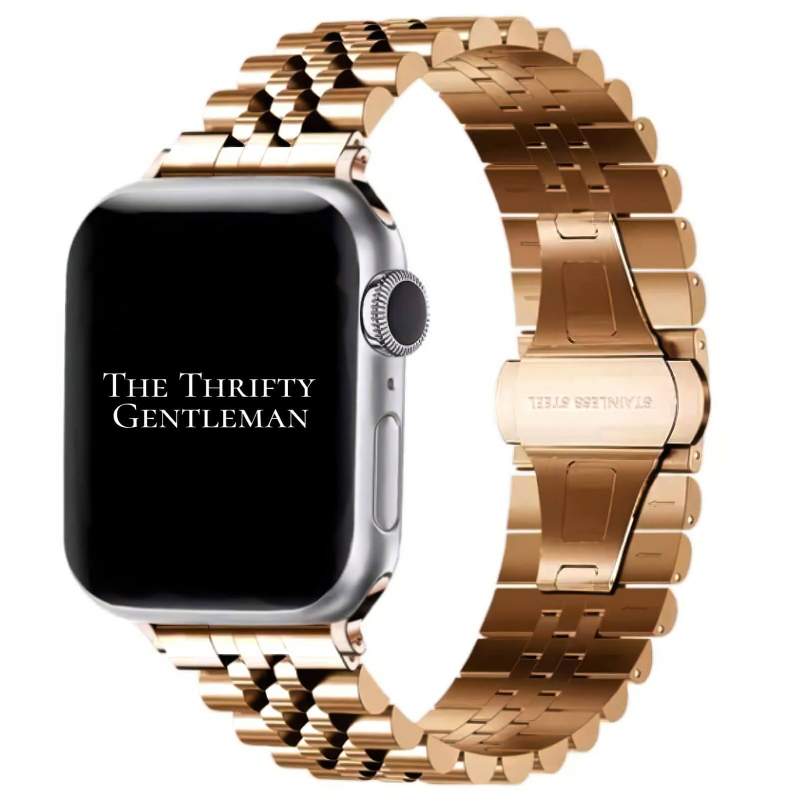 Jubilee Metal Strap For Apple Watch | ROSE GOLD Main image