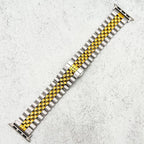 Jubilee Metal Strap For Apple Watch | SILVER / GOLD