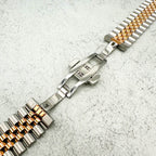Jubilee Metal Strap For Apple Watch | SILVER / ROSE GOLD