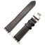 Genuine Leather Strap With Butterfly Clasp For Apple Watch | BLACK