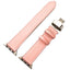 Genuine Leather Strap With Butterfly Clasp For Apple Watch | PINK