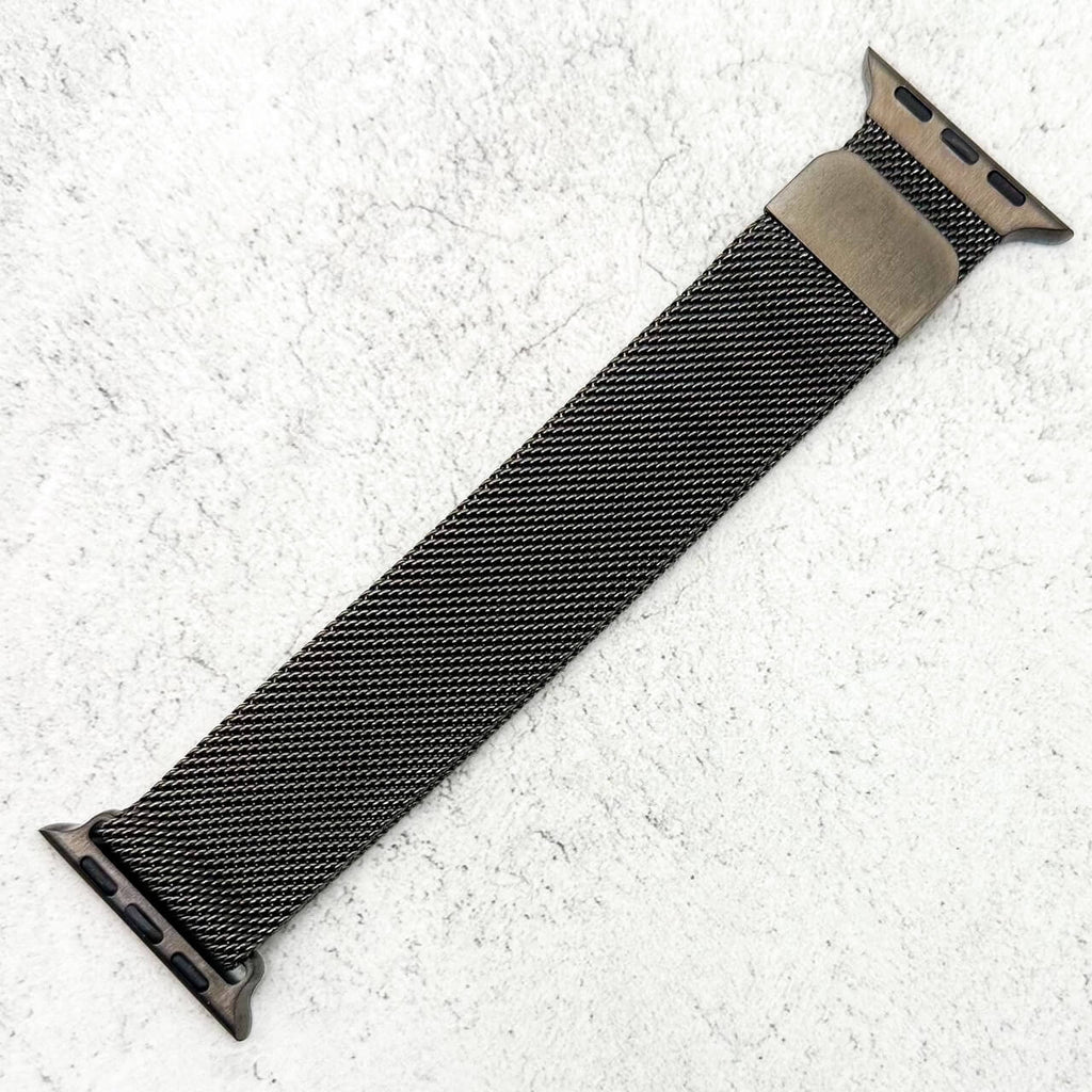 Milanese Mesh Metal Strap For Apple Watch | GRAPHITE GREY