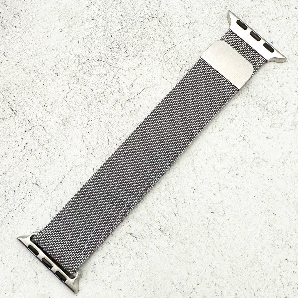 Milanese Mesh Metal Strap For Apple Watch | SILVER