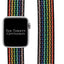 Nylon Sport Strap For Apple Watch | BLACK RAINBOW
