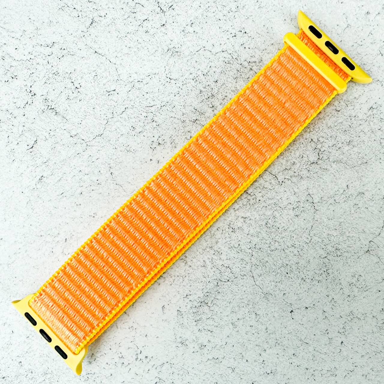 Nylon Sport Strap For Apple Watch | CANARY YELLOW Secondary image