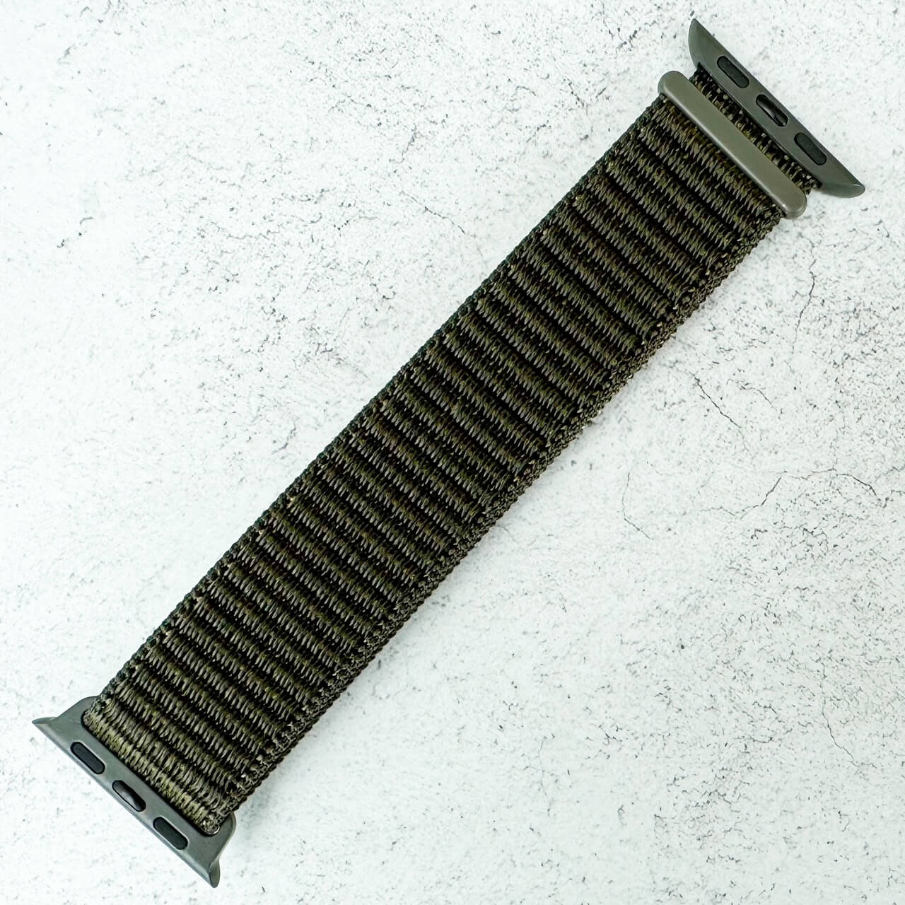 Nylon Sport Strap For Apple Watch | DARK OLIVE GREEN Secondary image