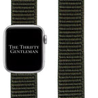 Nylon Sport Strap For Apple Watch | DARK OLIVE GREEN
