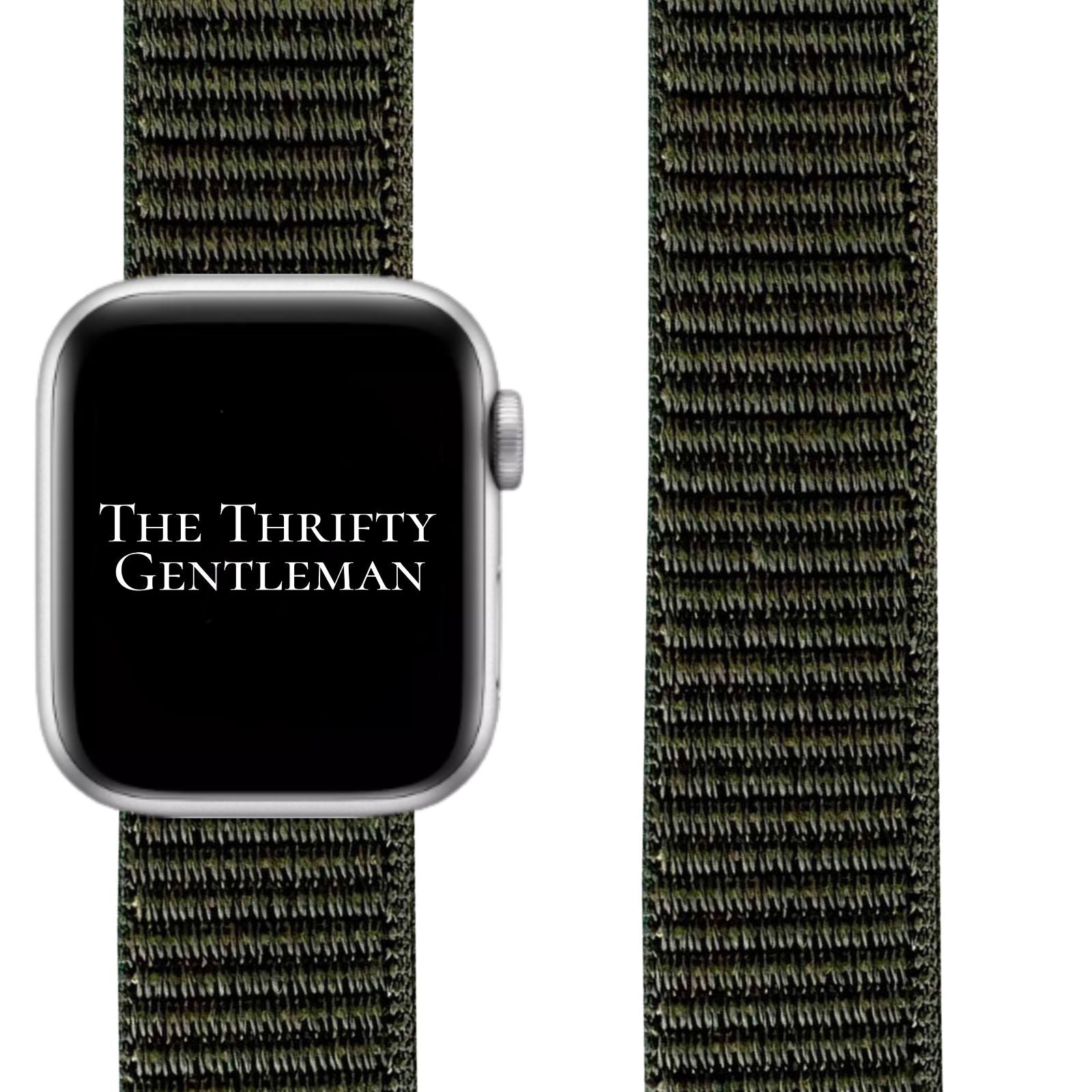 Nylon Sport Strap For Apple Watch | DARK OLIVE GREEN