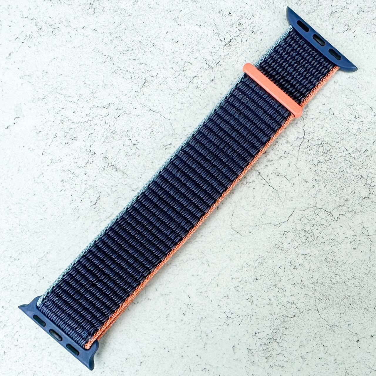 Nylon Sport Strap For Apple Watch | DEEP NAVY BLUE Secondary image