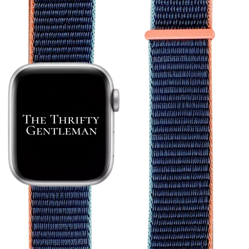 Nylon Sport Strap For Apple Watch | DEEP NAVY BLUE