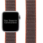 Nylon Sport Strap For Apple Watch | GREY ORANGE