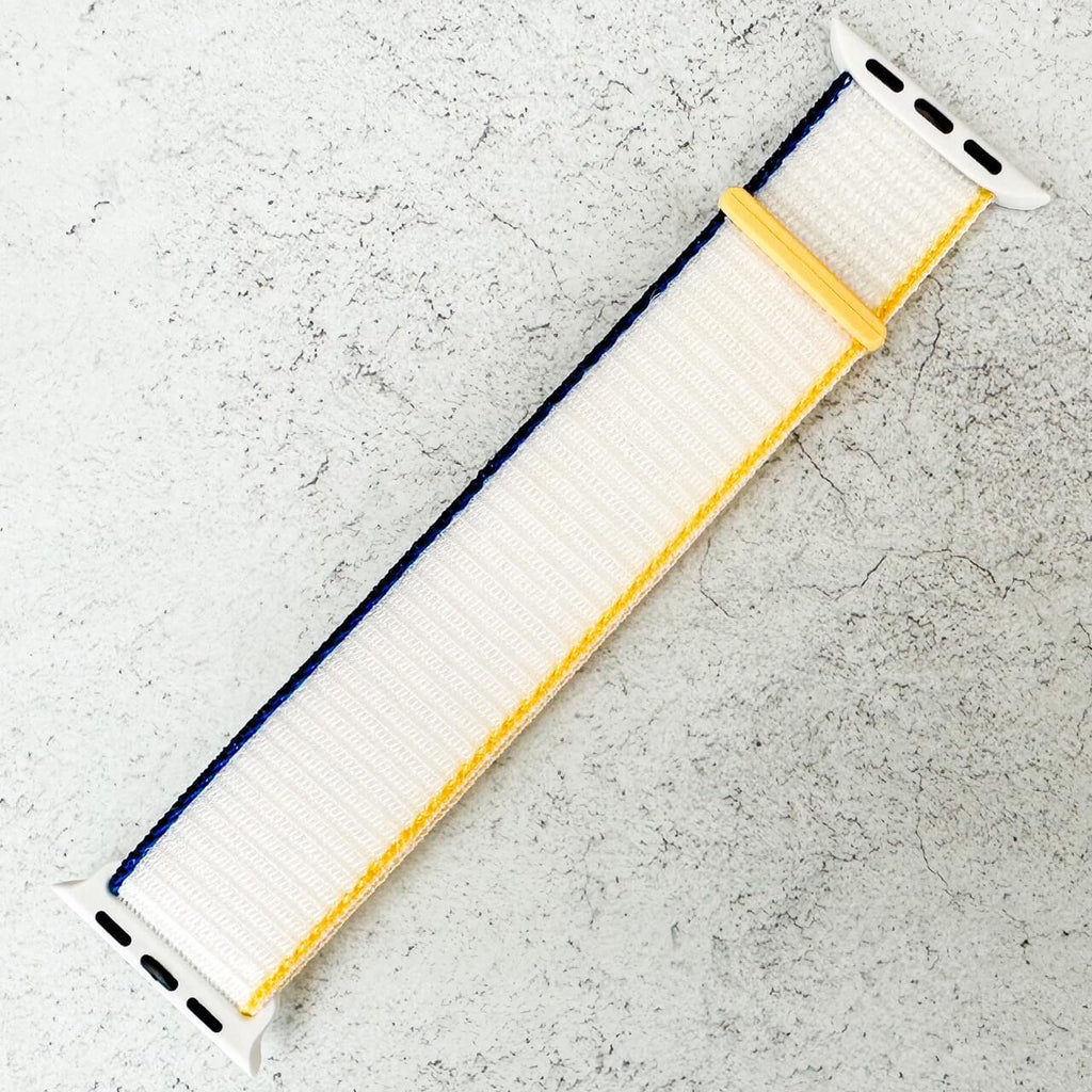 Nylon Sport Strap For Apple Watch | SEA SALT WHITE
