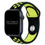 Silicone Sport Watch Strap For Apple Watch | BLACK / YELLOW